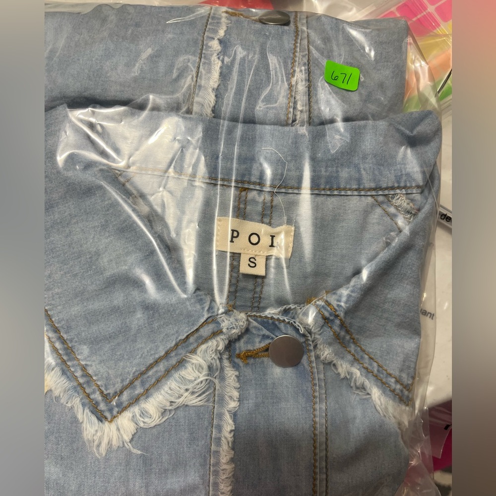 POL PATCHWORK BUTTON SHIRT - image 16